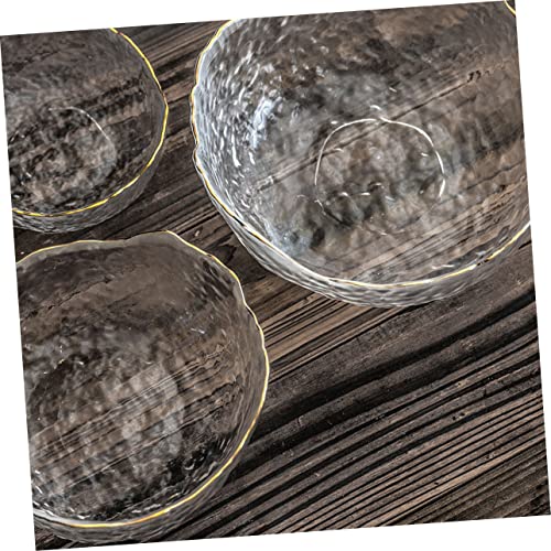 Mikinona Bol à Dessert Verre Élégant Pour Cuisine FamillePlus Sain et Aéré 2L