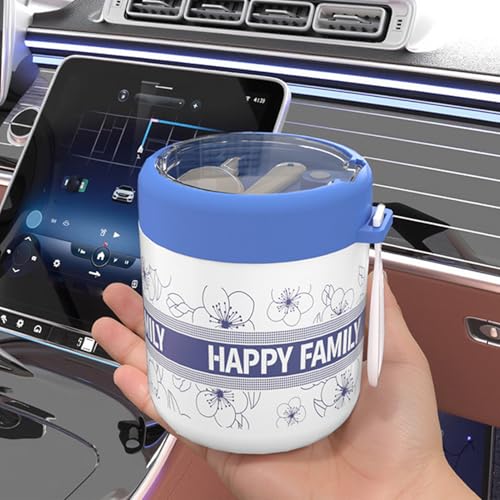 Boîte à Céréales et Yaourt pour Micro-Ondes | Contenant Réutilisable | Bol Déjeuner Voyage Écofriendly