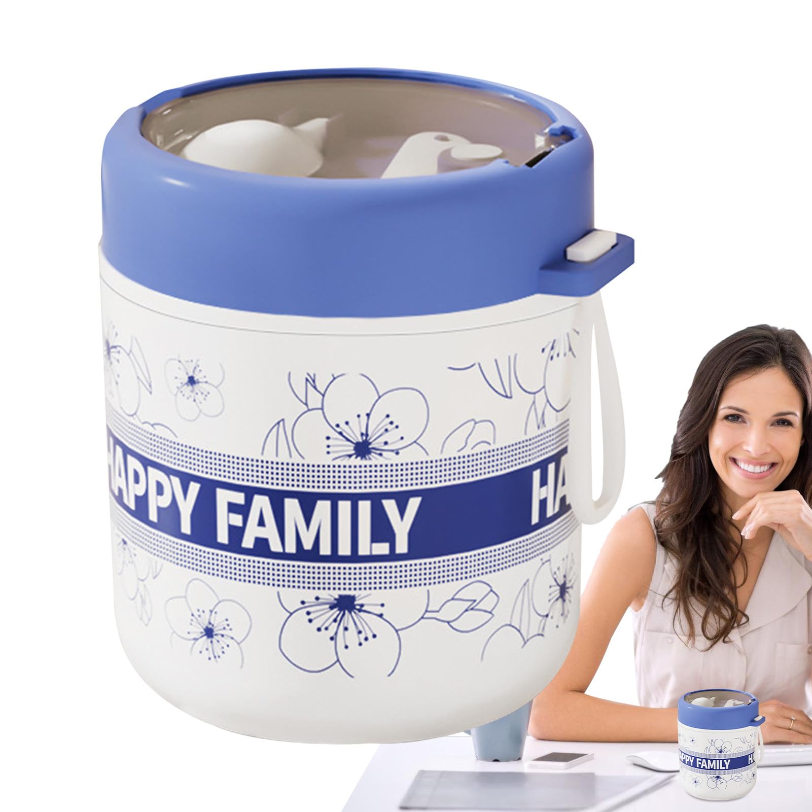 Boîte à Céréales et Yaourt pour Micro-Ondes | Contenant Réutilisable | Bol Déjeuner Voyage Écofriendly